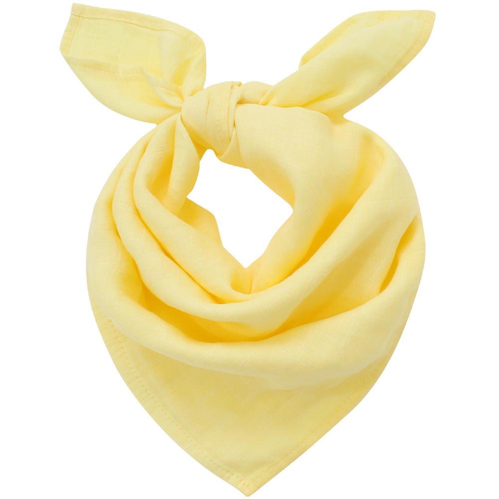 

Solid Color Muslin Bamboo Cotton Baby Bib & Towel Set - 60cm