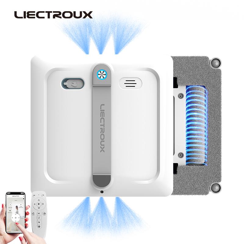 2025 NEW Robot Window cleaner Liectroux S9,Updated Laser, 2 roller brushes,6-way water pump spray,9KPa,app control,voice prompts