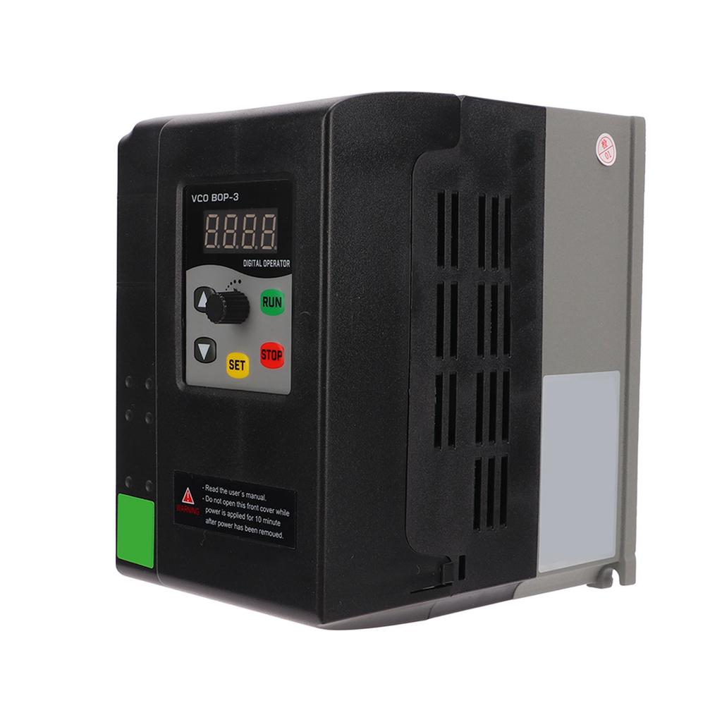 Motor Variable Frequency Drive Digital Display Motor Frequency Converter 3 Phase 380‑440V Input 0‑440V Output