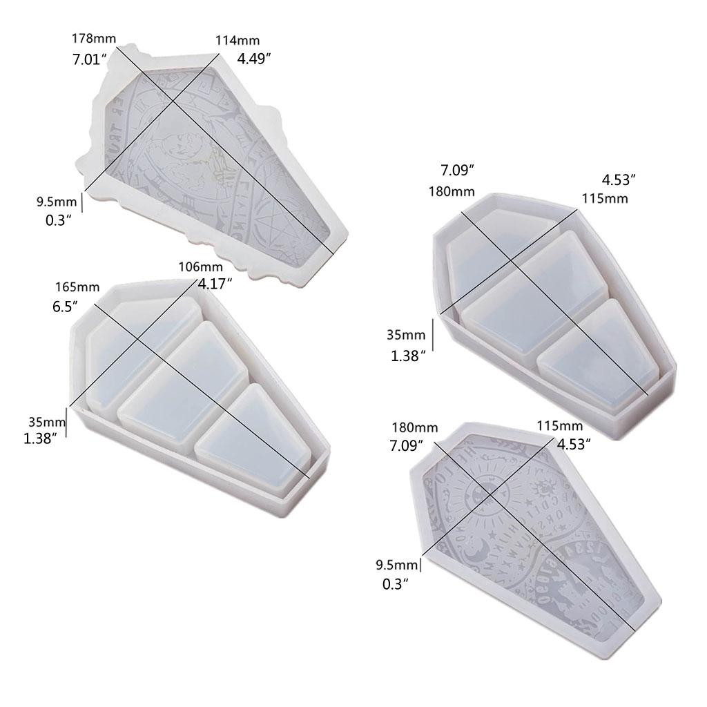 Halloween Dynia Trumna Skrzynka Do Przechowywania Forma Żywica Epoksydowa Kryształ Silikonowa Forma Do Dekoracji Domu DIY Przechowywanie Biżuterii