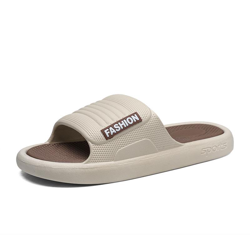 

Slippers men s summer 2025 new indoor home bathroom dual-purpose non-slip outdoor beach soft bottom cool slippers 40