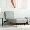 VidaXL Chaise Longue Light Grey Velvet 352802