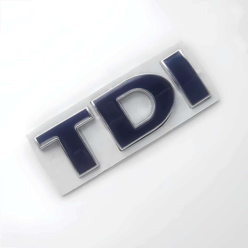 1 buc Metal 3D TDI Aripă Laterală Mașină/Portbagaj Spate/Caroserie Mașină/Emblemă Autocolant Insignă Ușă Mașină pentru Passat MK4 MK5 B6 T5 EOS Golf Jetta Decal Decor