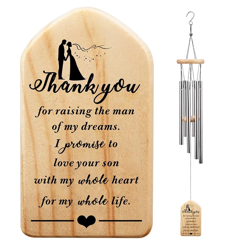 Подарок теще от зятя, Свадебный подарок матери невесты от жениха, Музыка ветра для тещи - Спасибо, что вырастили женщину моей Mother of Groom