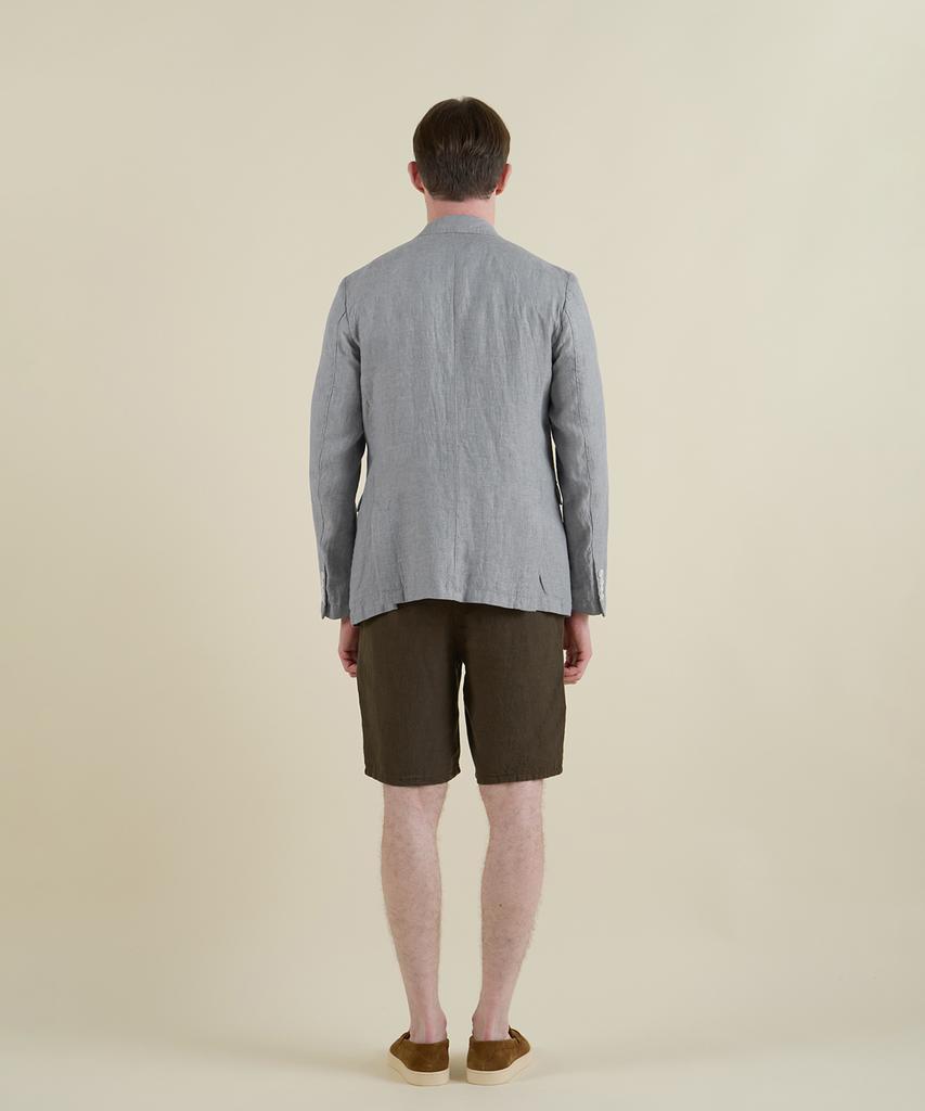 Panicale Sky Blue Washed Linen Jacket