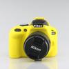 Silicone Camera Case Nikon D3400 DSLR Shockproof Lightweight Anti-Slip Protective Cover In Yellow Black Red Camo