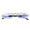 1Pc Men Smart Glasses with Automatic Adjustment Magnifying Reading Glasses Progressive Multifocus Anti-blue Light Eyewear 0-+4.0