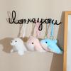 10/18cm Marine Animal Plush Pendant Stuffed Purple Dolphin Killer Whale Shark Seal Keyring with Loop Small Plushie for Bag Gift