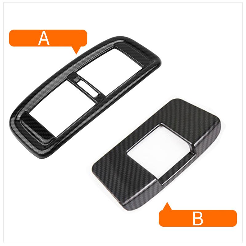 ABS din fibră de carbon mașină cotieră spate aerisire orificiu cadru ornamente pentru Honda crv CR-V 2017 2018 2022 accesorii auto