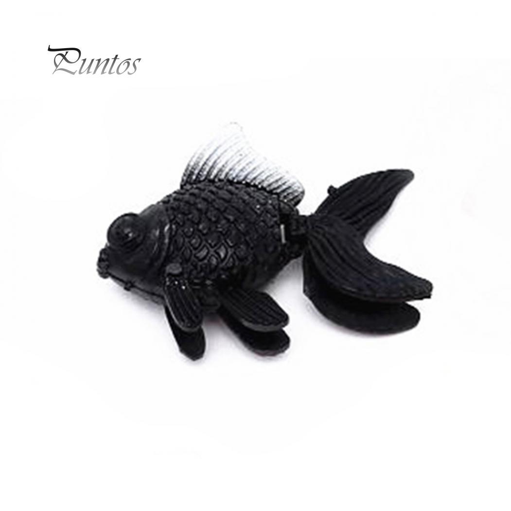 

Пластиковая рыбка для украшения аквариума чёрный