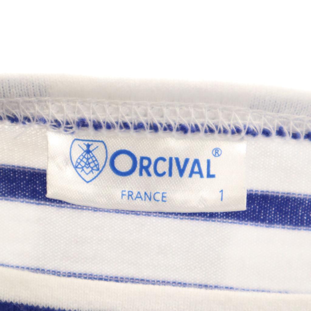 ORCIVAL made in Japan Border Pattern Short sleeve Boat neck Basque shirt Men's Used