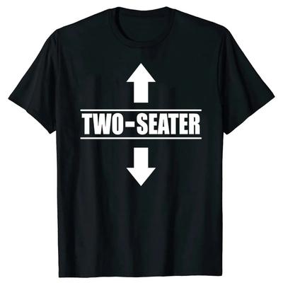 Two Seater T Shirts Graphic Cotton Streetwear Short Sleeve 2 Seater Dad Adult Humor Gifts Summer Two-Seater T-shirt Men
