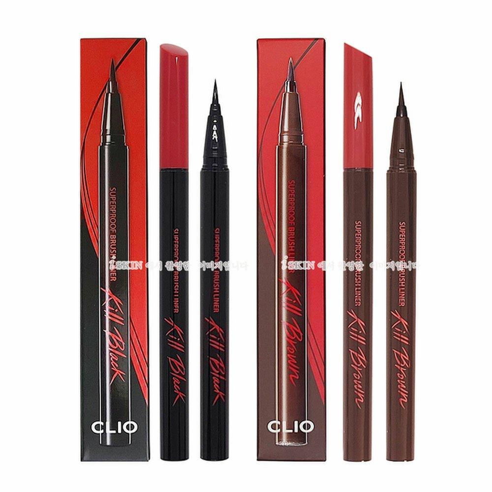 

1+1 Подводка-кисть Clio Superproof No.2 Brown + No.2 Brown