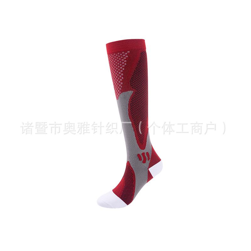 Nylon Magic Pressure Socks Men And Women Cycling Running Sports Football Socks Outdoor Calf Socks