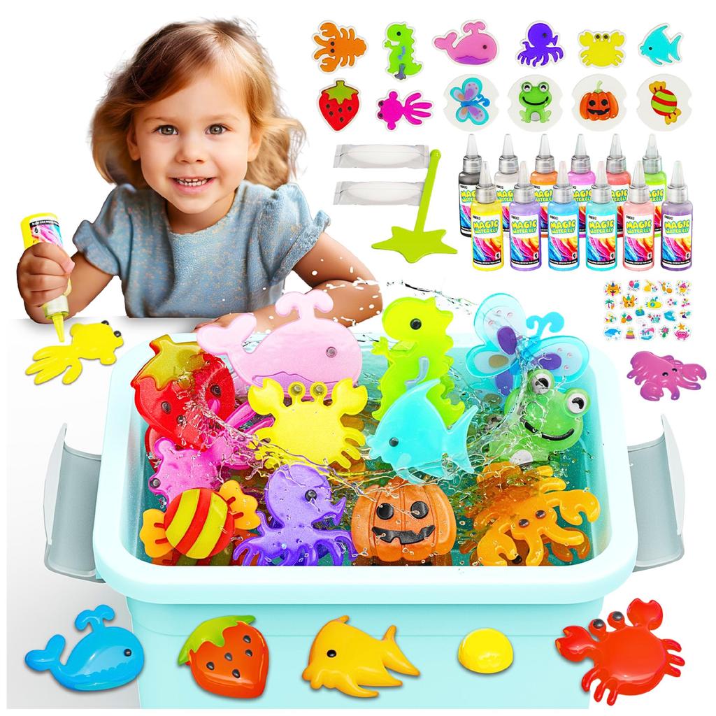 Magiczny Zestaw Do Robienia Żeli Figurek Slime Diy Elfy Gwiazdki Wodne 3D