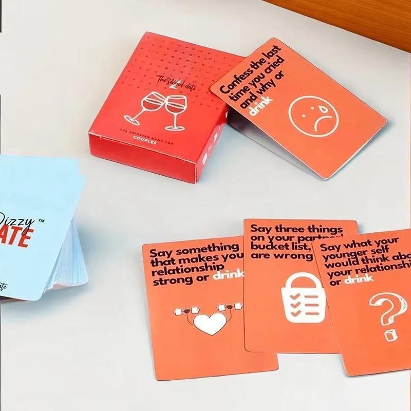 Board Game Card - The 2nd Date Deeper Questions Expansio Portable Couple Game Perfect Valentine's Day Gift For Date Night