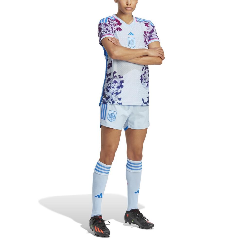 adidas Spain Soccer Jersey Women's Glow Blue HT4315