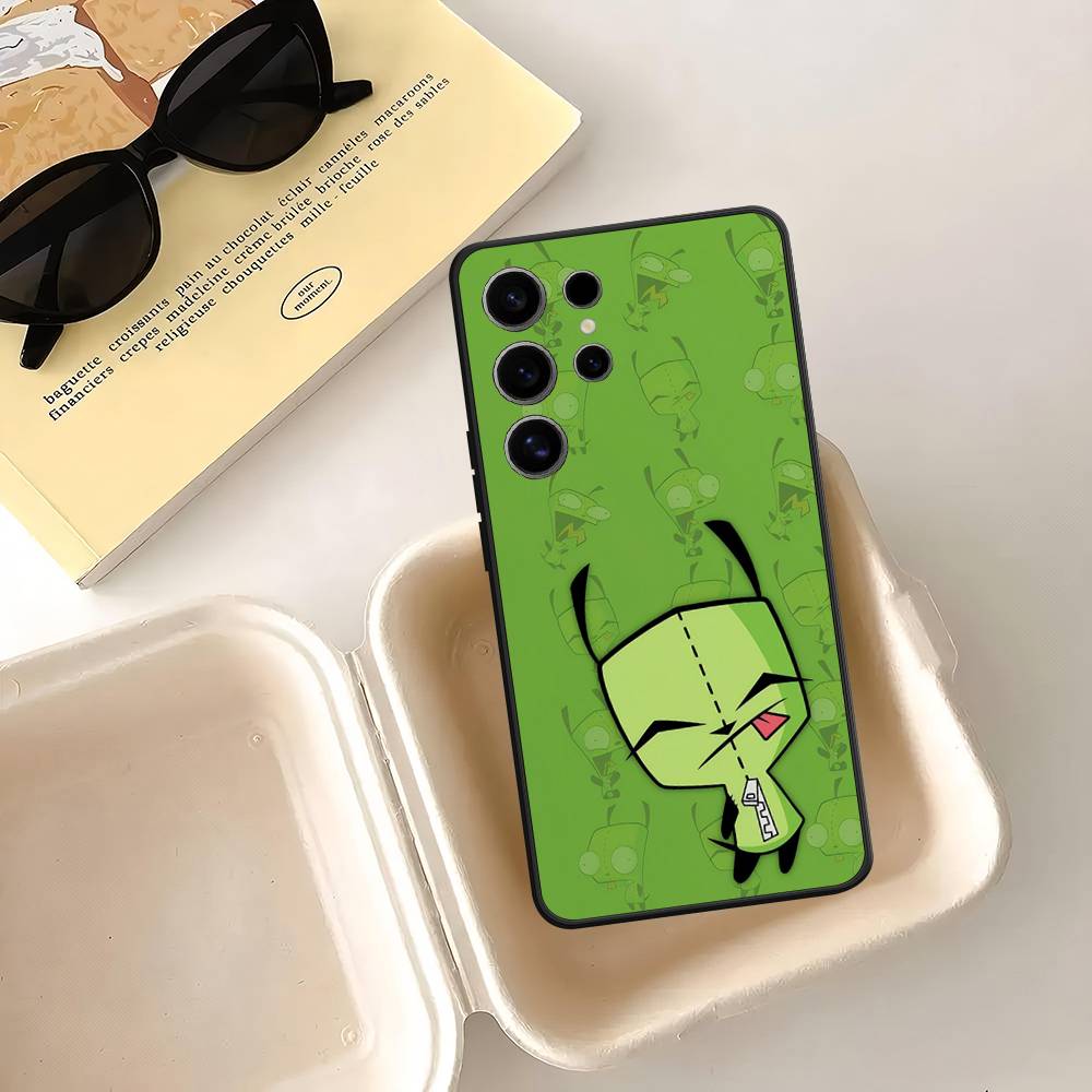 I-Invader Z-Zim Anime Case For Samsung Galaxy Case S25 S23 S22 S21 S30 S20 S10 Ultra Plus FE TPU Soft Cover