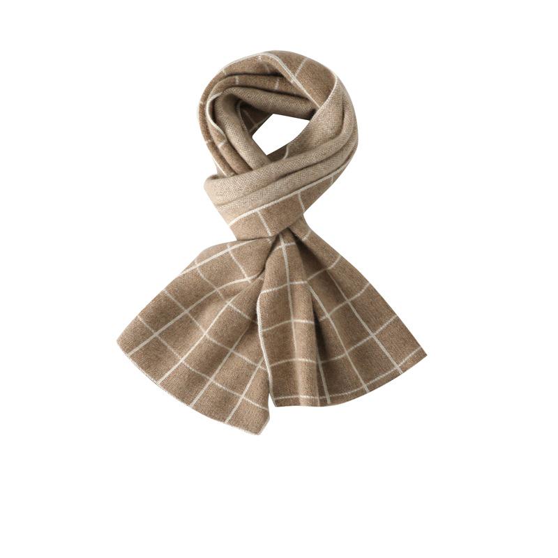 Women s 100% Pure Cashmere Plaid Scarf - Warm, Fashionable, Versatile Neck Protection