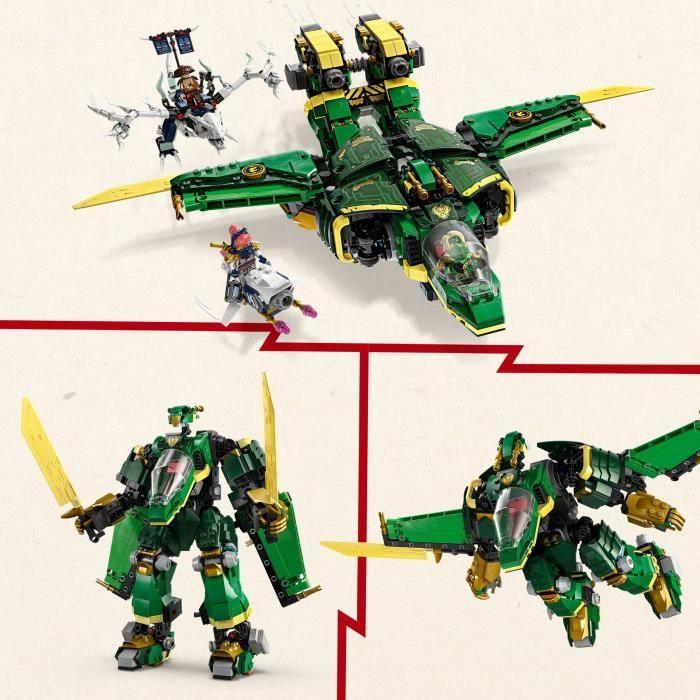LEGO NINJAGO 71845 L’Avion-Robot De Lloyd - Jeu De Construction Pour Garçon Dès 9 Ans