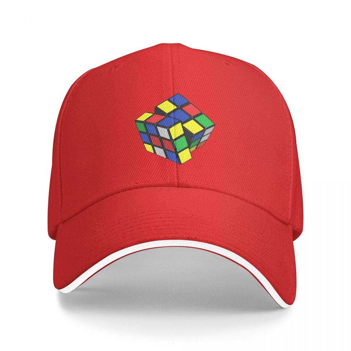 

Ілюстрація кубика Рубіка Бейсболки Snapback Модні бейсболки Дихаючі повсякденні унісекс Настроювані поліхромні As shown