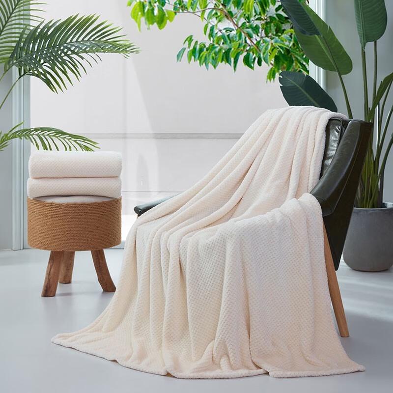 

Mengjie Solid Color Double-Sided Fleece Blanket