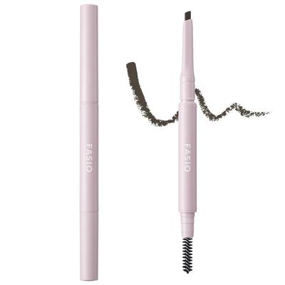 FASIO Waterproof Eyebrow Pencil (Teardrop Tip) 01 0.3g [All 3 Colors]- Long-lasting, Smudge-proof Brows