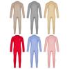 Conjunto de roupa íntima térmica para meninos, roupa íntima longa para crianças, conjunto térmico superior e inferior para o inverno