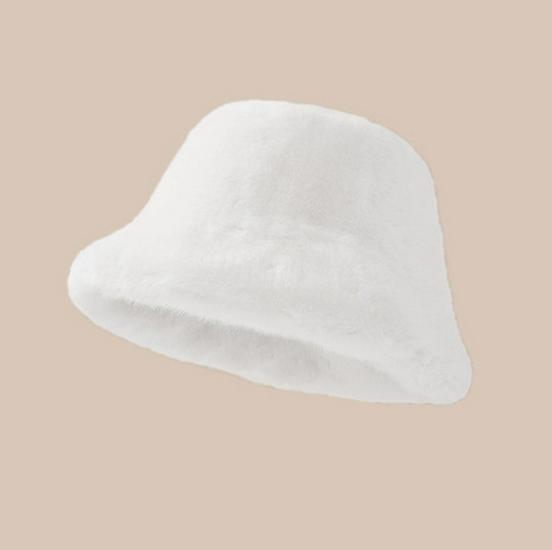 Women's Faux Mink Fur Winter Fisherman Hat - Ethnic Style, Windproof, Warm, Ear Protection, Versatile Plush Mongolian Design