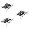 Pcie Usb30 Expansion Card With Four Ports For Desktop Computer Data Transfer