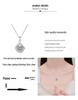 Yin Baichuan S925 Sterling Silver Moissanite Heart Swirl Pendant Necklace - Elegant Ins Style Clavicle Chain for Women