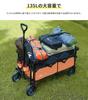 MOON LENCE Carry folding carry ultra large capacity load capacity sports convergence black [With brake] wagon, cart, compact, 135L, 130kg, outdoor,
