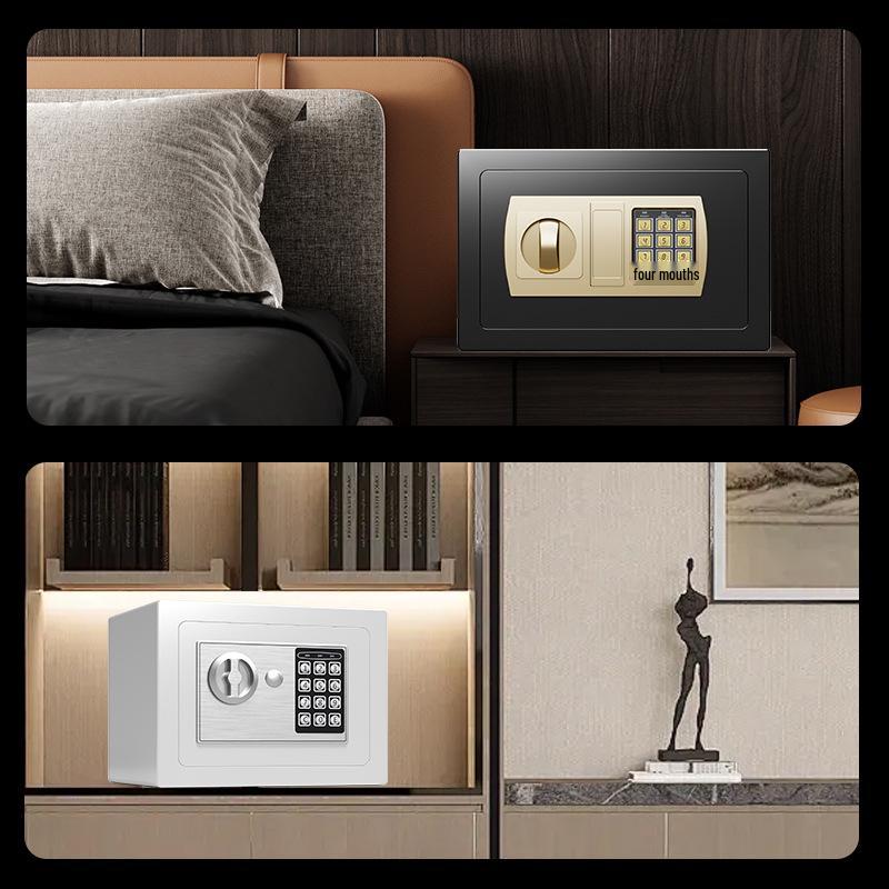 Mini 17E All-Steel Electronic Safe with Coin Slot for Home Security
