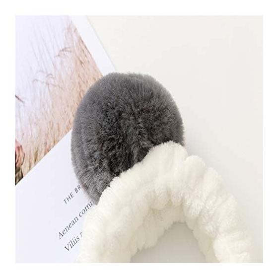 Panda Design Hair Band for Face Wash and Makeup, Soft Bath Headband