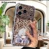 Phone Case: 2D Flat Design, Suitable for iPhone 18 17 16 15 14 13 Pro, Transparent with Corner Protection, Robin, Christmas and Halloween Gift