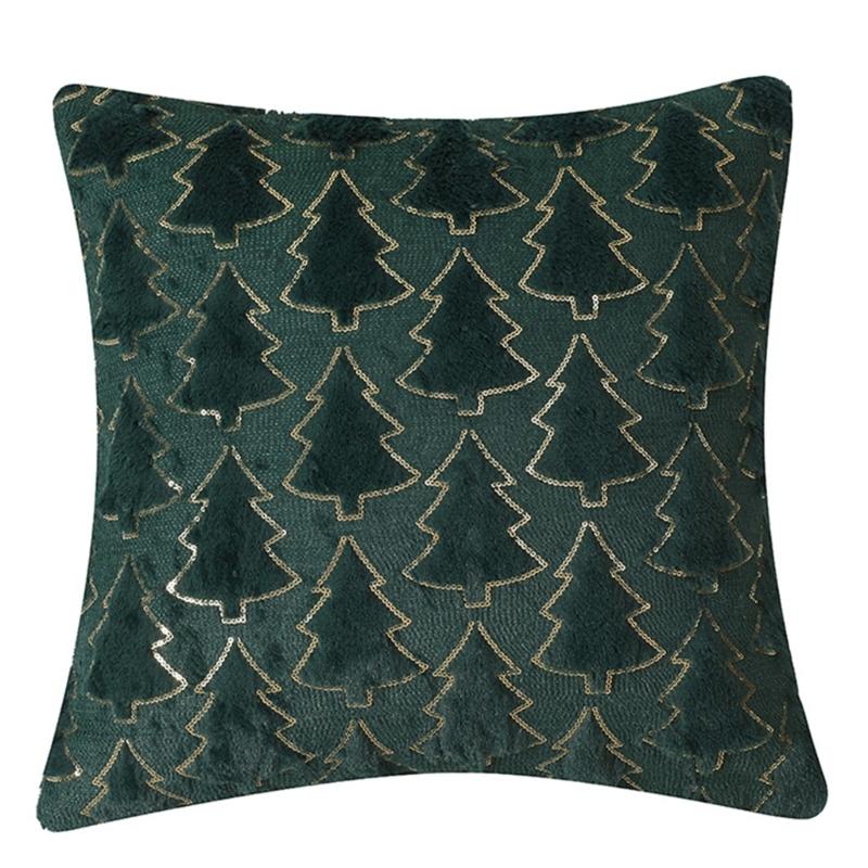 Warm Pillow Covers 18x18Inch, Soft Throw Pillowcases Christmas Pillow Covers for Holiday Decoration 45x45cm