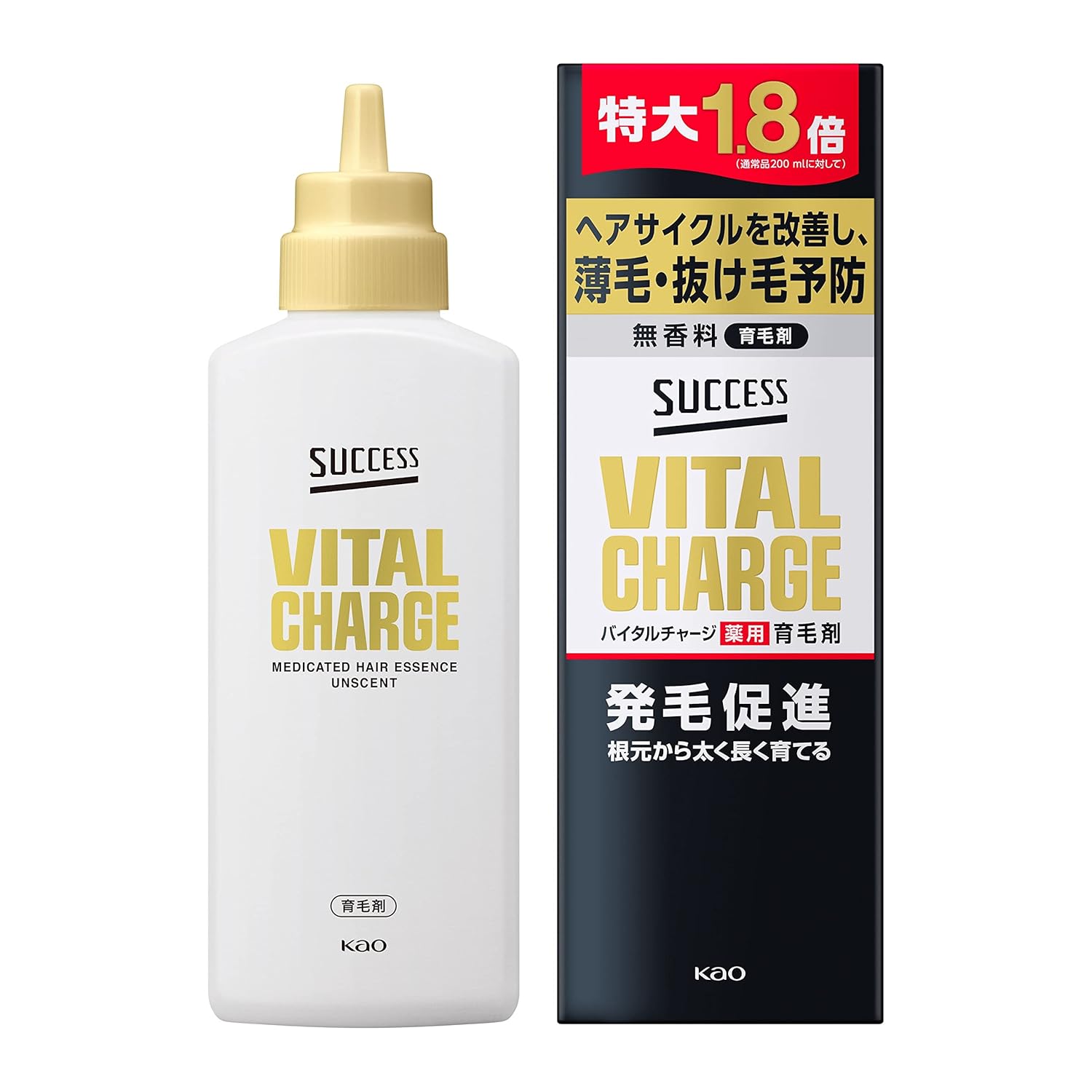 Success Vital Charge Medicinal Hair Growth Lotion 360ml Extra Large Approximately 1.8 Times Quasi-Drug Contains Unique Active Ingredient t-Flavanone