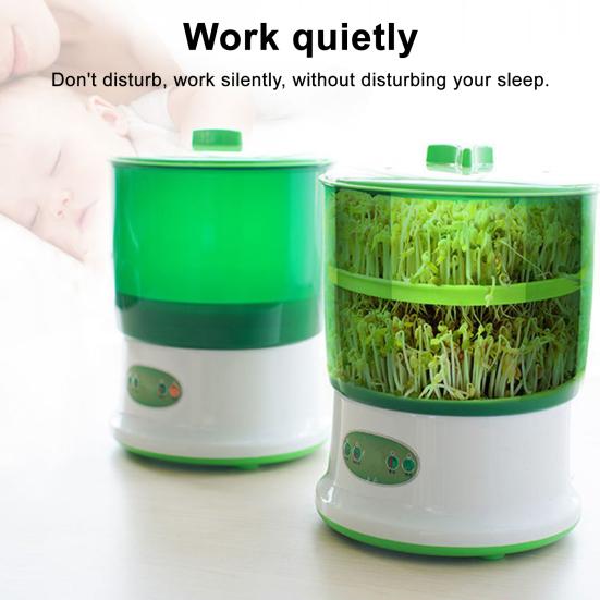 Automatic Intelligent Bean Growing Machine Large Capacity 2/3 Layers Easy To Use Home Smart Bean Sprout Machine