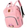 Stilvoller und robuster Oxford-Wickelrucksack für Mütter und Väter mit großem Fassungsvermögen und Mickey Mouse-Motiv