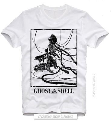 Summer T Shirt New Ghost In The Shell Manga Anime Japan Japanese Retro Vintage Akira Custom Printing T Shirts