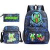 Zaino Inspeakable Set da 3 Pezzi, Zaino Studente di Grande Capacità con Borsa Pranzo e Astuccio, Resistente all'Acqua, Durevole