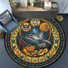 Hamsters Glass Journey Round Area Rug Under Office Chairs Bedroom Living Room Home Decor