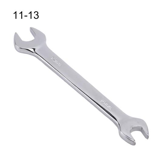 5.5-24mm Anti-Rust Open End Wrench High Hardness Repair Tool Multiple Sizes Double Open End Wrench for Auto Repair