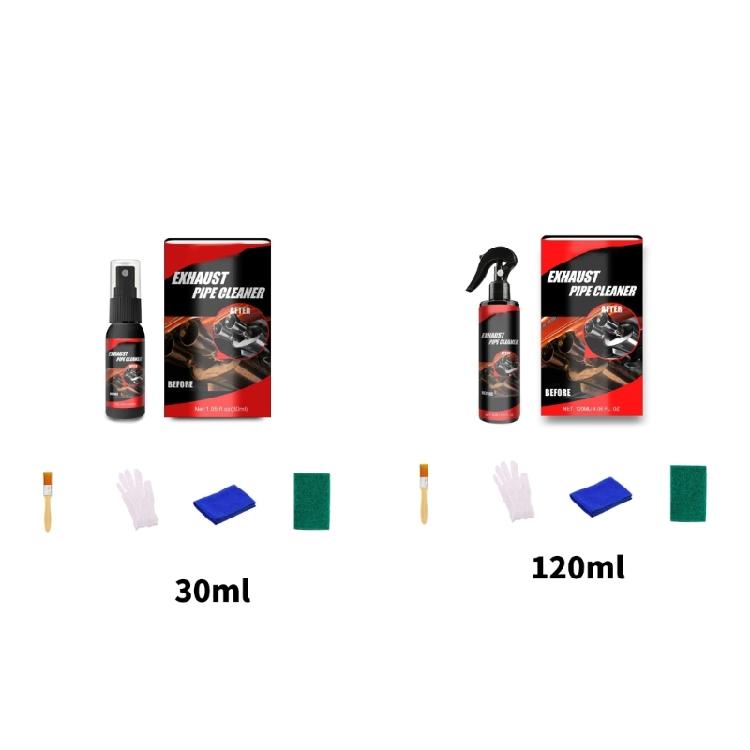 Auspuffrohrreiniger Sprays mit mitgeliefertem Werkzeug Rostentferner Sprays Entfernt Rost & Stellt Glanz für Autos & Motorräder Wieder her