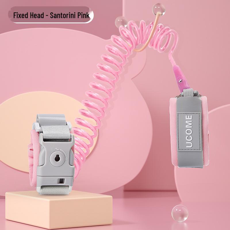 

Children s Anti-Lost Safety Bracelet with Induction Lock and Whistle
