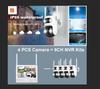Nuovo Kit di Sorveglianza Wireless Tuya a 4 Canali con Telecamere Dual Bullet e Dome e Schermo Display