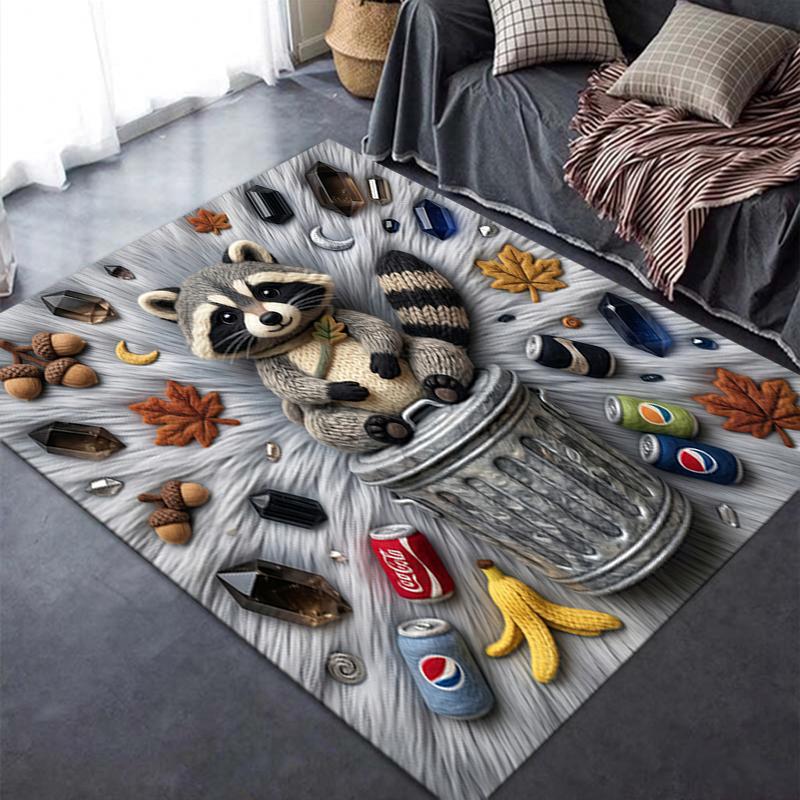 2025 New Cute Animals Carpet Rug for Living Room Bedroom Home Sofa Decoration,Kids Play Non-slip Floor Mat