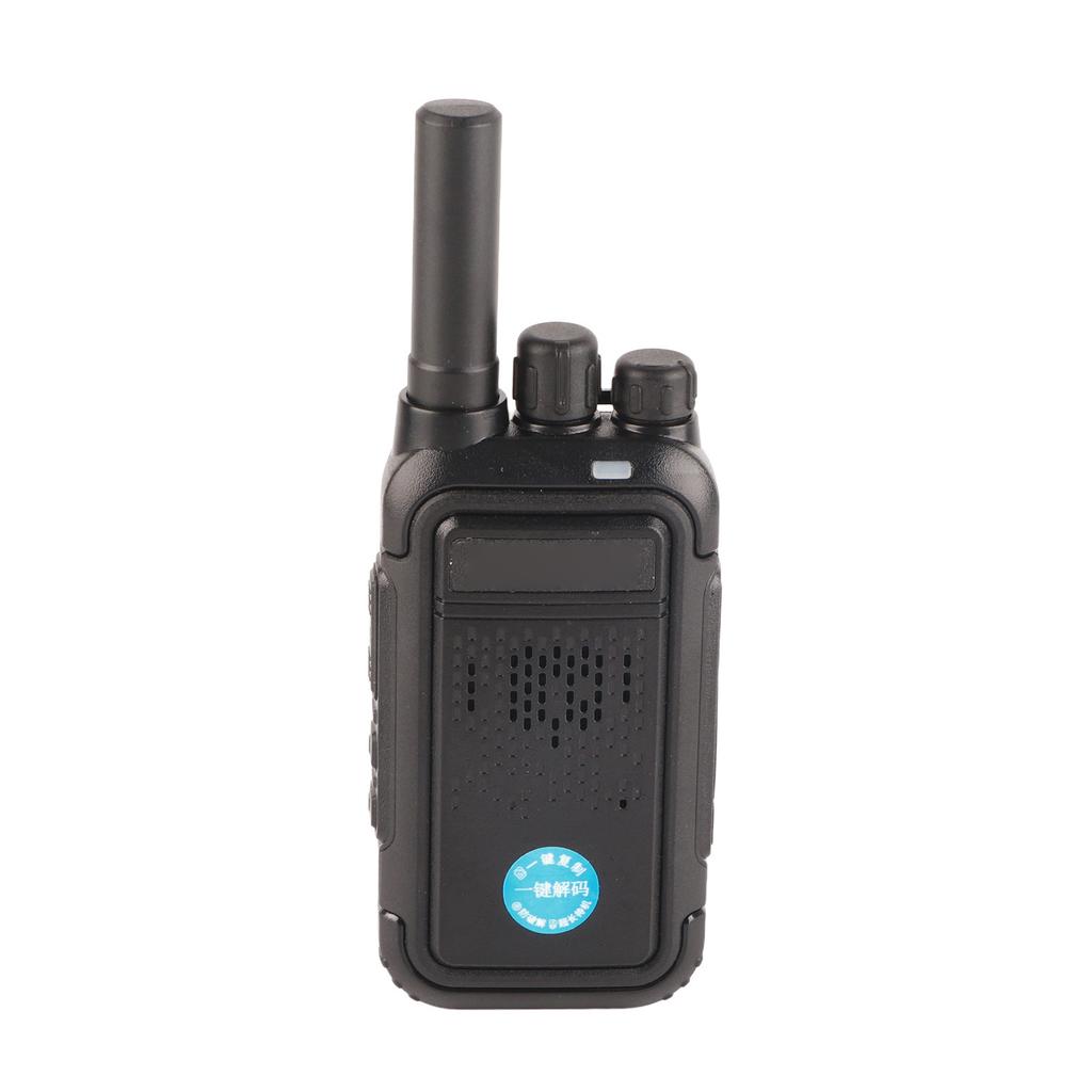 Rechargeable Walkie Talkie Decodable Two Way Radio VOX Handsfree 16 Channel UHF400‑470MHz  for Outdoor