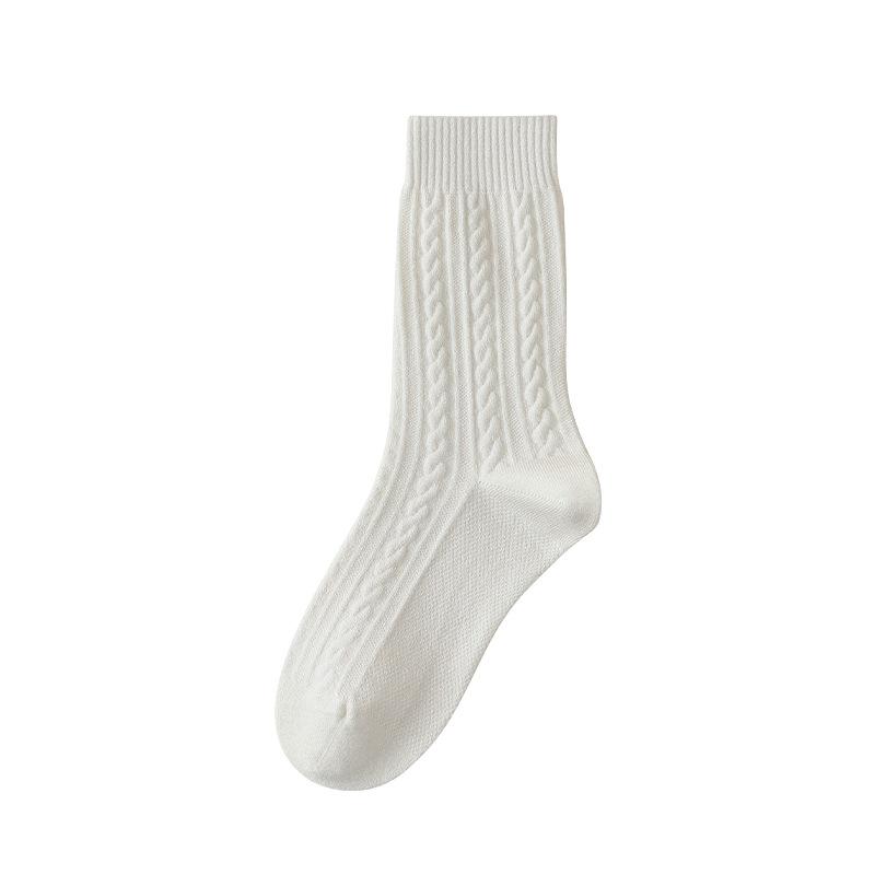 Women's Cashmere Boneless Socks for Autumn and Winter, Thickened with Fleece, Warm Postpartum Socks, Sleep Pile
