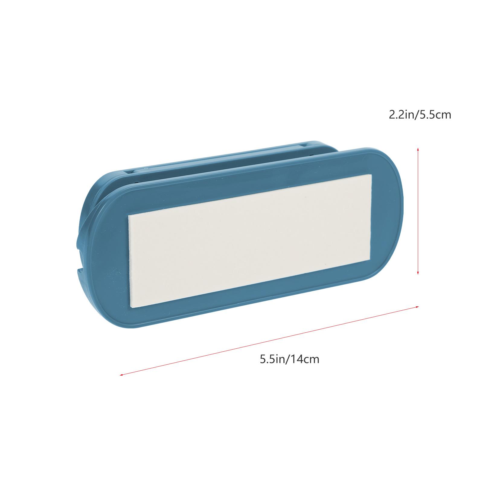 

Hanging Socket Holder Power Strip Winder Punch-Free Plastic Socket Rack Exquisite Craftsmanship Good Loading Capacity Wire синій